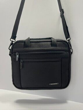 Samsonite Tablet/IPad Padded Case Removable Adjust Shoulder Strap Top-Zip